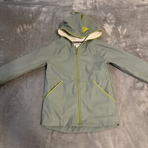 Tommy Bahama Toddler Jacket Hooded Gray Yellow Size 4T EUC